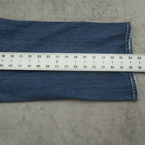Lucky Brand Jeans Mens 38x32 Blue 361 Vintage Straight Stretch Denim Distressed - Picture 4 of 16